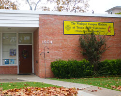 An external image of the Wesleyan Campus Ministry building
